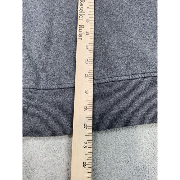 Tommy Hilfiger Men's Medium Gray Crew Neck Sweatshirt Ribbed cuffs Grandpa style - Picture 6 of 9